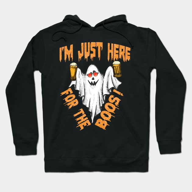 I'm Here For The Boos Hoodie by MZeeDesigns